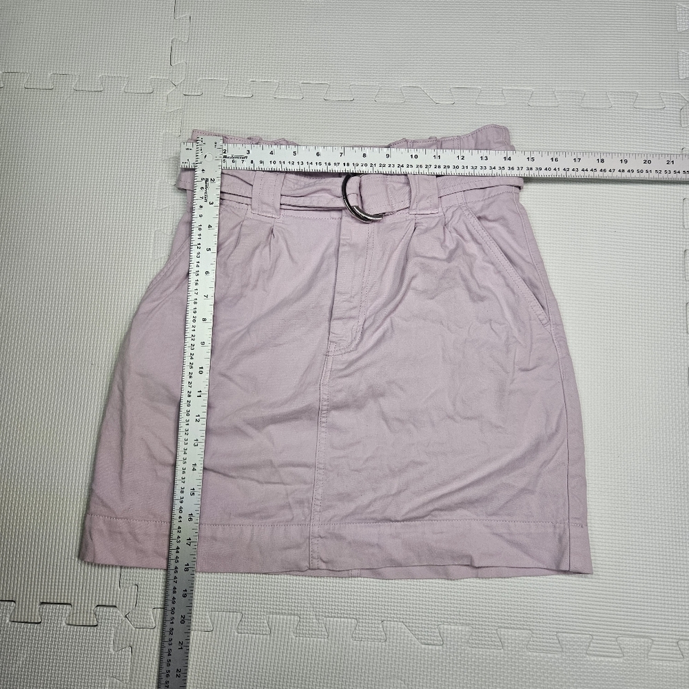 H&M Light Purple Mini Skirt with Belt - Picture 2 of 4